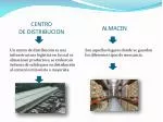 CENTRO DE DISTRIBUCION - slide 1