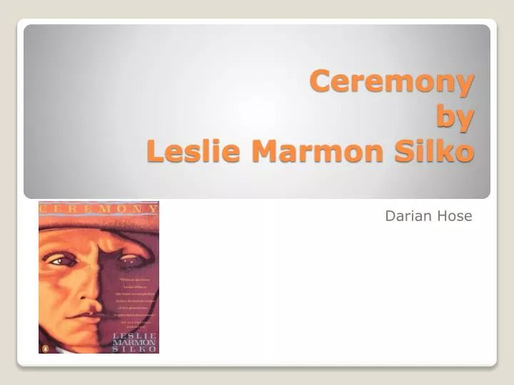 ceremony by leslie marmon silko