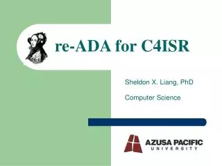 re-ADA for C4ISR