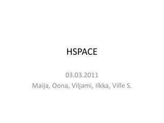 hspace