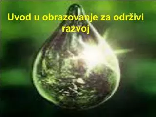 uvod u obrazovanje za odr ivi razvoj