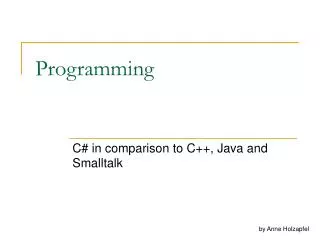 programming