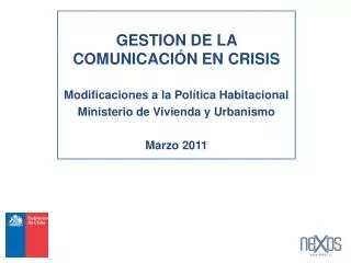 gestion de la comunicaci n de crisis