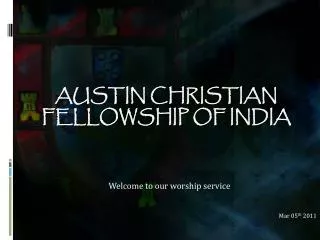 Austin Christian Fellowship of India