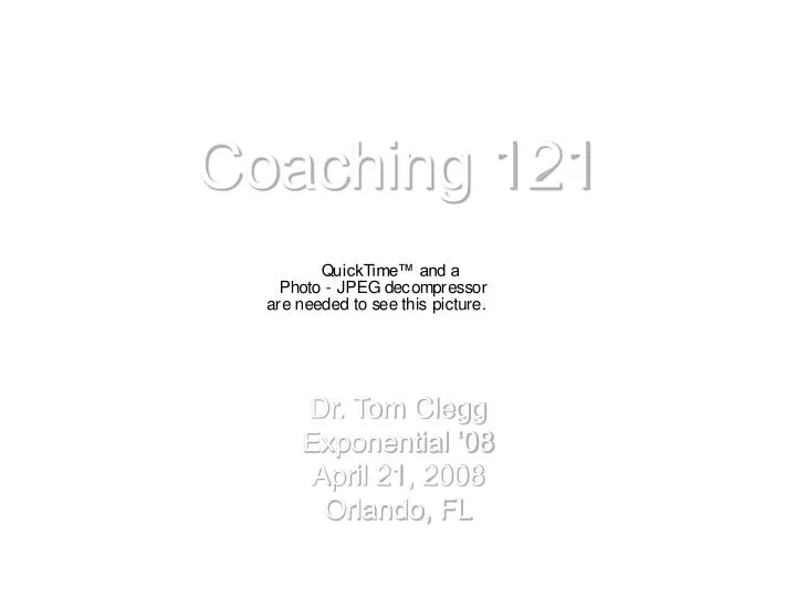 coaching 121