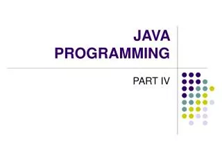 java programming