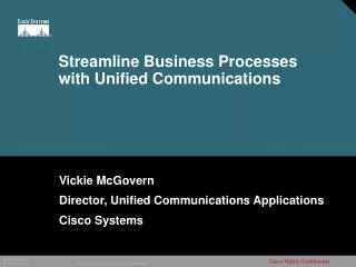 Streamline Business Processes with Unified Communications