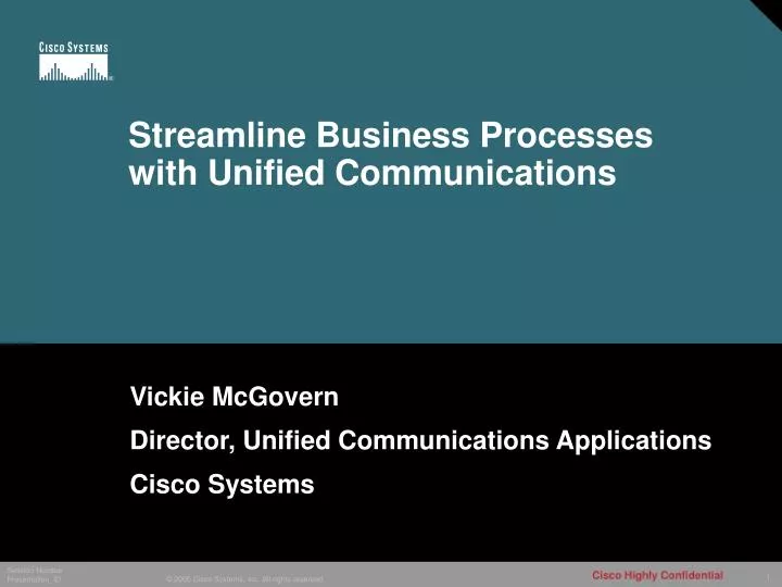 streamline business processes with unified communications