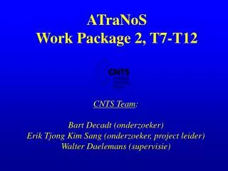 atranos work package 2 t7 t12