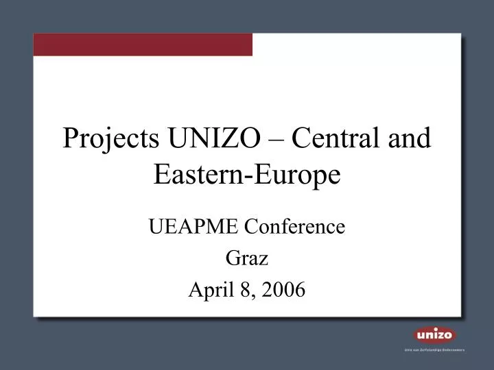 projects unizo central and eastern europe