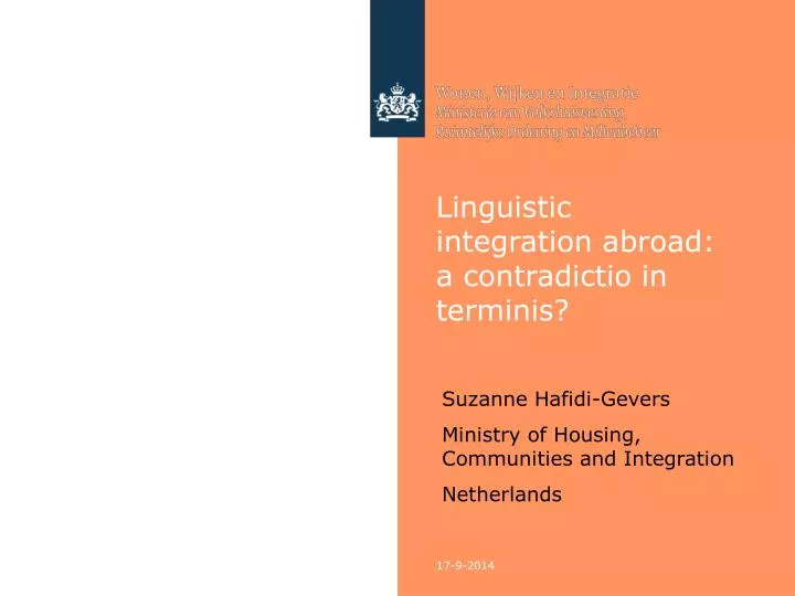 linguistic integration abroad a contradictio in terminis