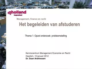 het begeleiden van afstuderen
