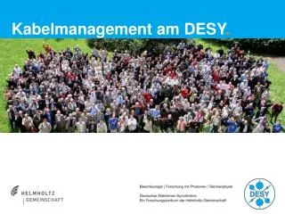kabelmanagement am desy
