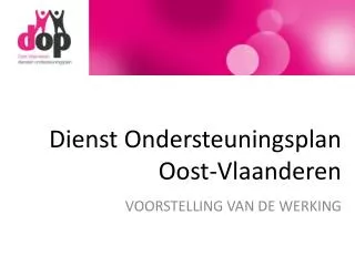 dienst ondersteuningsplan oost vlaanderen