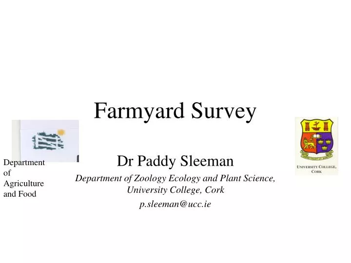 farmyard survey