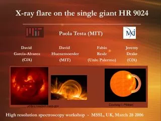 X-ray flare on the single giant HR 9024