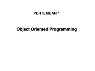 pertemuan 1