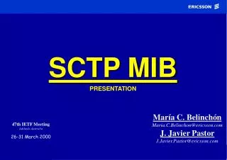 SCTP MIB