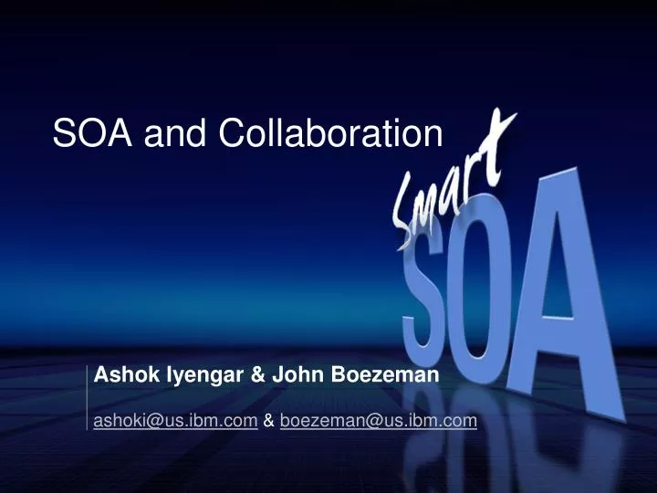soa and collaboration