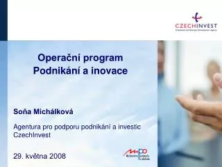 opera n program podnik n a inovace