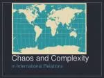 Chaos and Complexity - slide 1