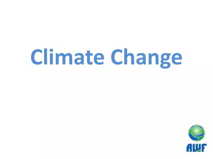 climate change