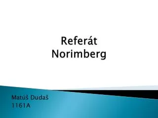 refer t norimberg