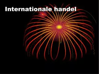 internationale handel