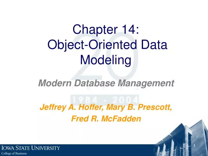 chapter 14 object oriented data modeling