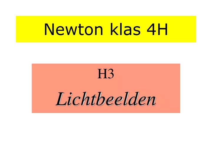 newton klas 4h