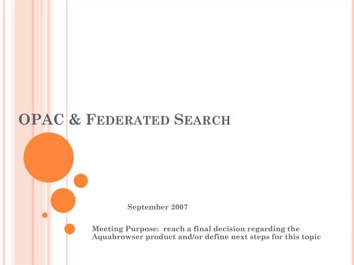 opac federated search