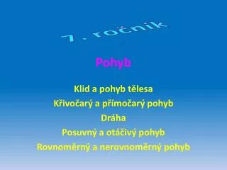 pohyb