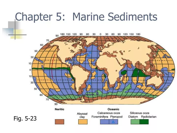 chapter 5 marine sediments