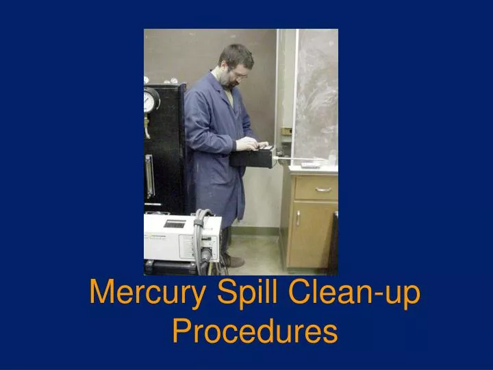 mercury spill clean up procedures