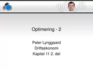 optimering 2