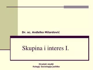 skupina i interes i