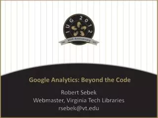 Google Analytics: Beyond the Code