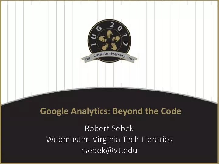 google analytics beyond the code
