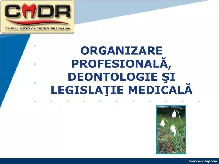 organizare profesional deontologie i legisla ie medical