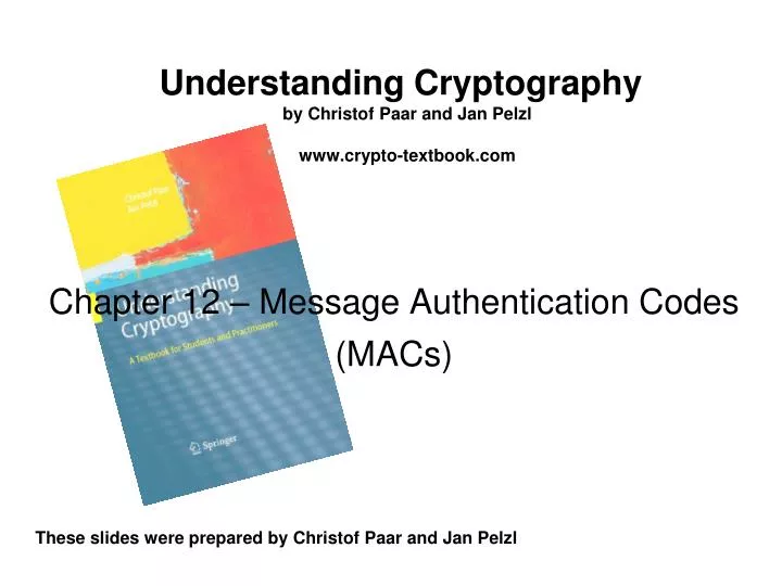 chapter 12 message authentication codes macs