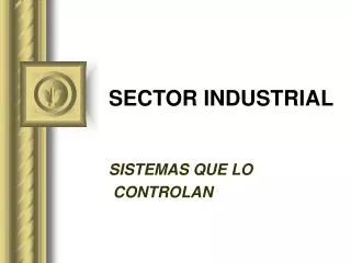 sector industrial