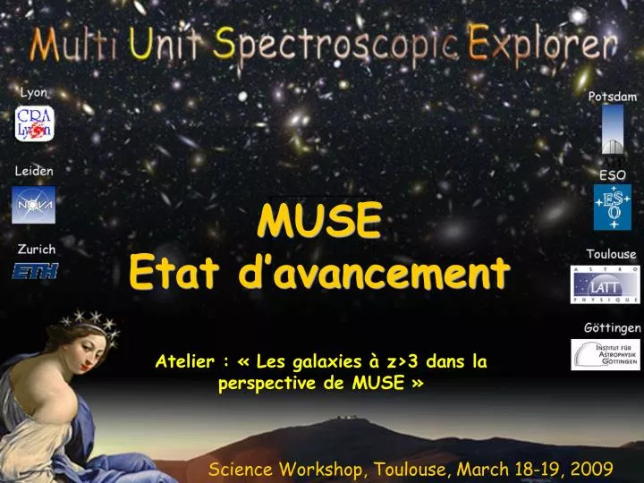 muse etat d avancement