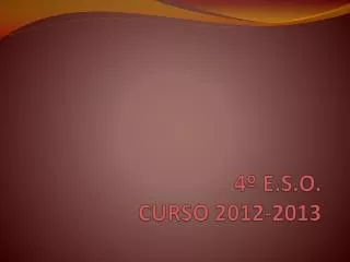 4 e s o curso 2012 2013