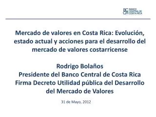 31 de mayo 2012