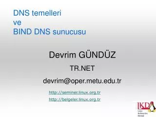 dns temelleri ve bind dns sunucusu