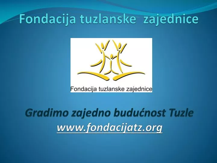 fondacija tuzlanske zajednice