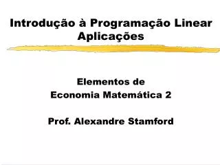introdu o programa o linear aplica es