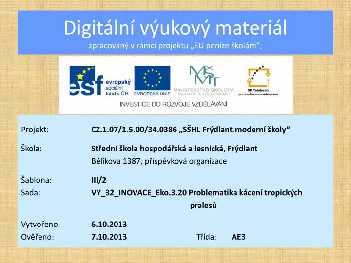 digit ln v ukov materi l zpracovan v r mci projektu eu pen ze kol m