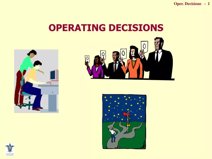 operating decisions