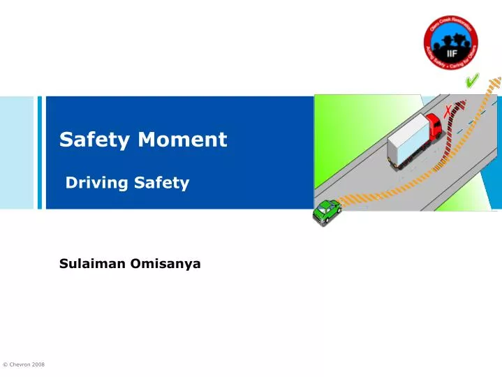 safety moment driving safety